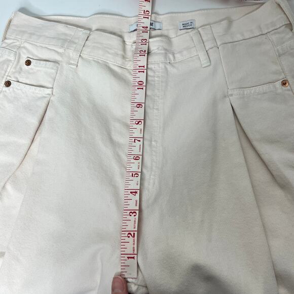 RE/DONE 40s Zoot Straight Jeans Vintage White Denim Size 31 - Picture 8 of 12